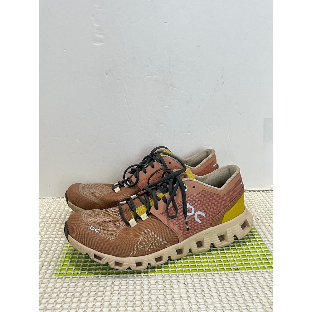 On Cloudswift Athletic Training Shoes Womens 8 Brown Rust Yellow 40.99239